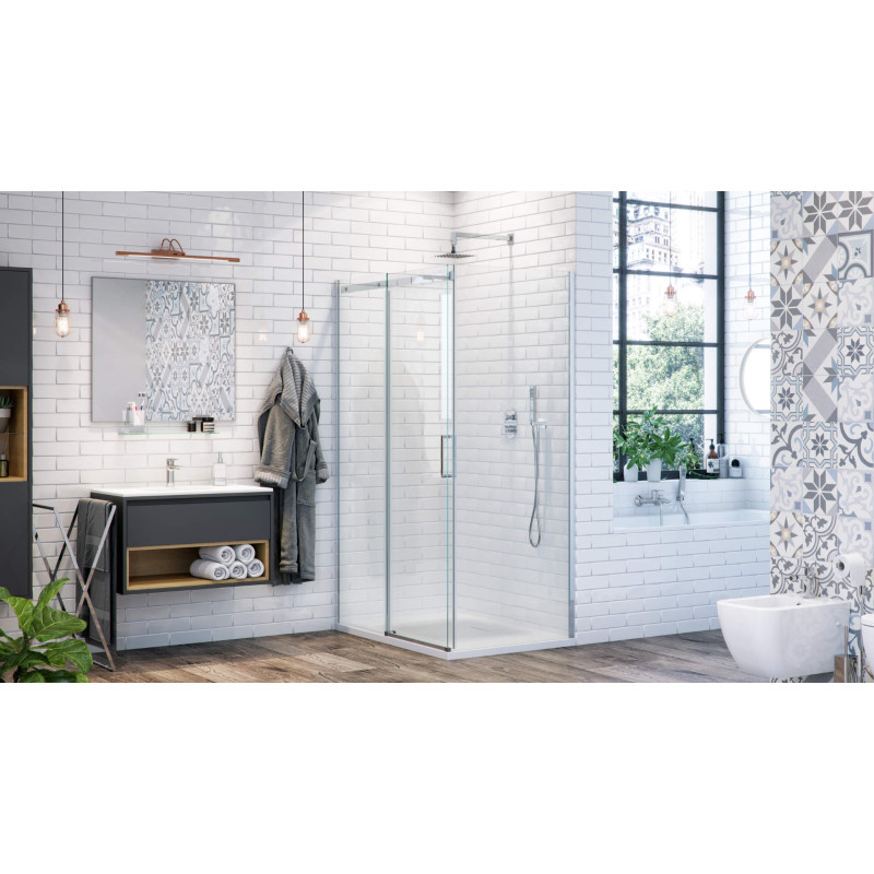 Excellent Riko kubek stojący szklany  chrom