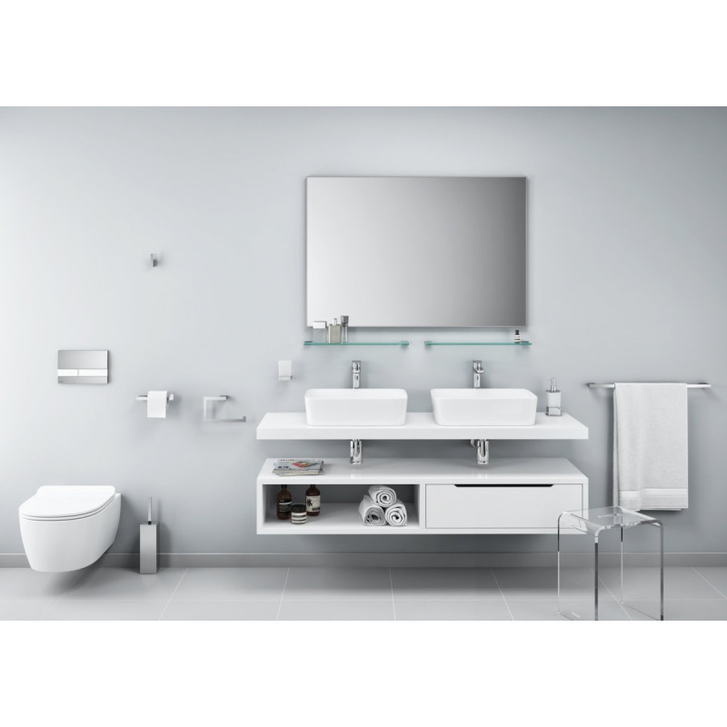 Elegancka Półka Szklana RIKO 52 cm - Nowoczesny Design do Twojego Domu!