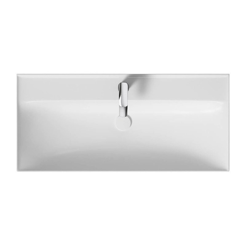 Elegancka Szafka LARGA 100 z Umywalką i Chromowanym Uchwyt S932-076