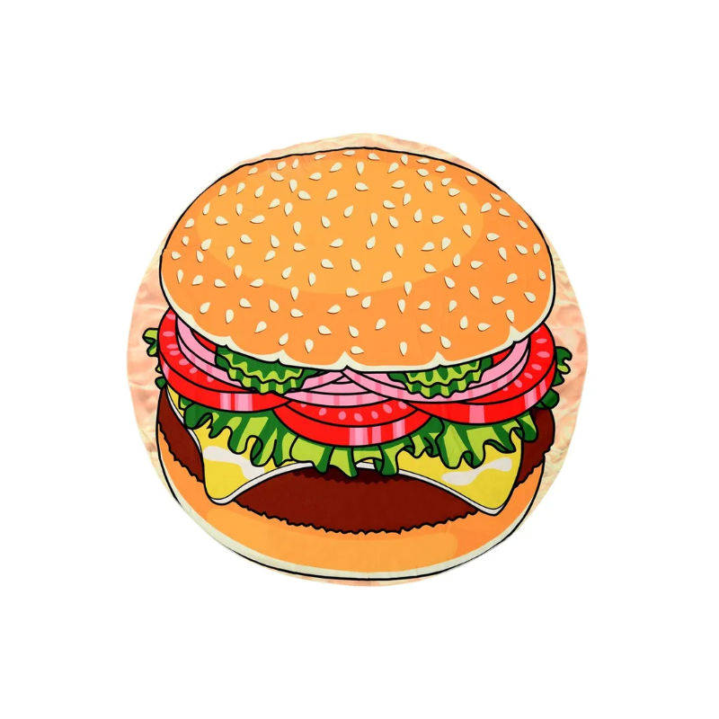 Gigantyczny Ręcznik Plażowy 150 cm - Poczuj Smak Letnich Przygód!