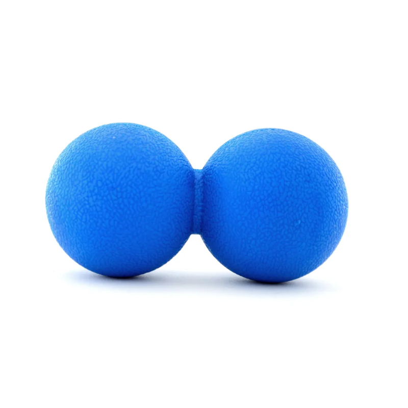Podwójna Niebieska Piłka do Masażu – Relaks i Regeneracja w Zasięgu Ręki!