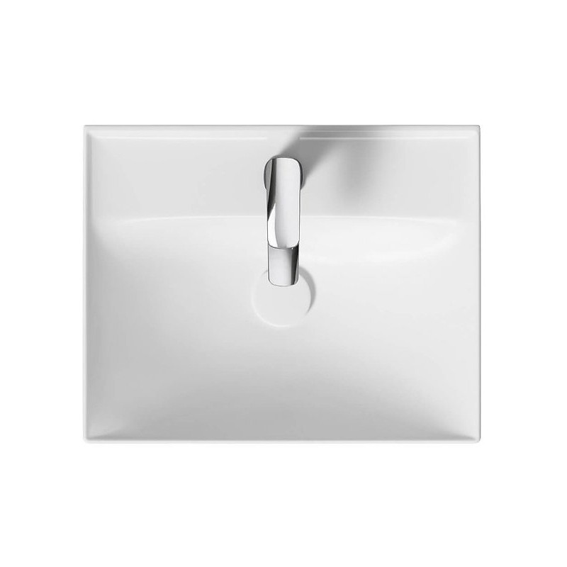 Szafka z umywalką LARGA 50 - Stylowa, elegancka, z czarnym uchwytem dla nowoczesnego wnętrza!