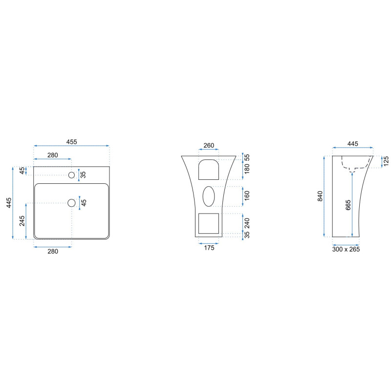 Luksusowa Umywalka ADA Wolnostojąca - Styl i Elegancja w Twojej Łazience