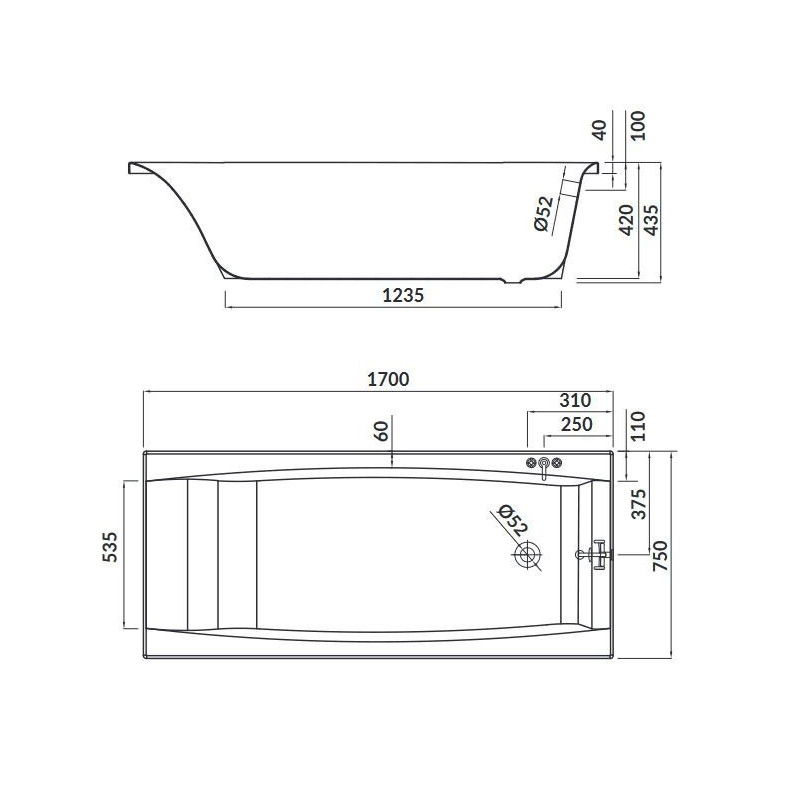 Oaza Relaksu: Wanna Cersanit VIRGO 170x75 cm - Komfort i Styl!