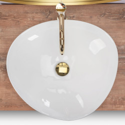 Elegancka Umywalka ANDREA Nablatowa – Styl i Funkcjonalność na Wyciągnięcie Ręki