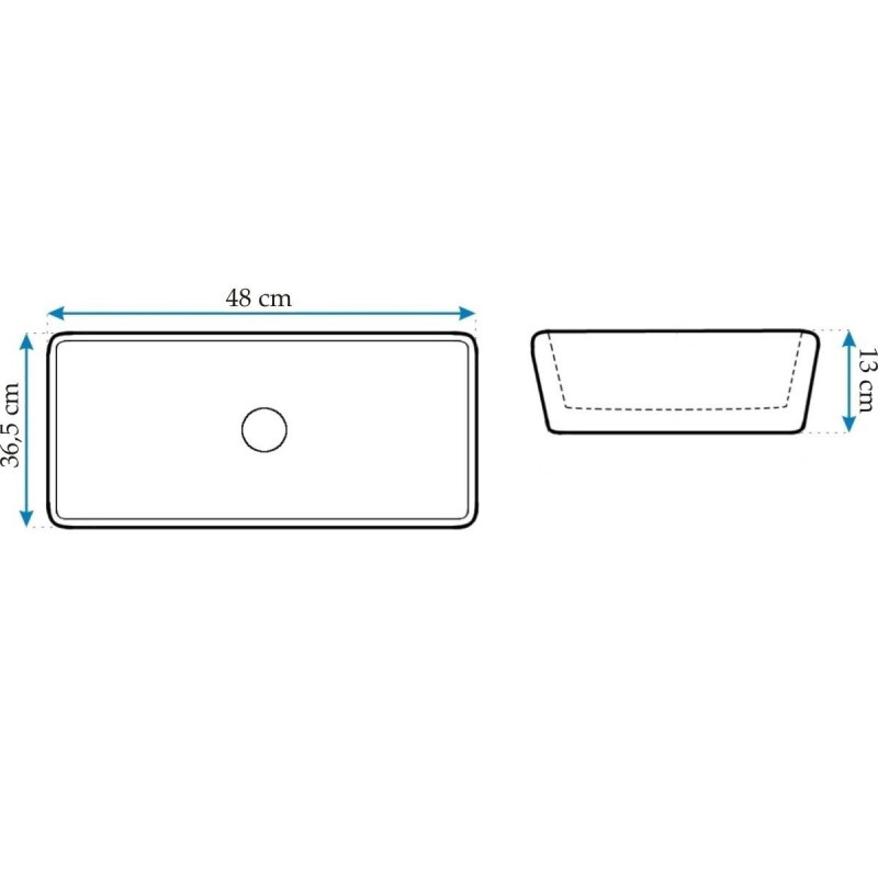 Luksusowa Umywalka Anita Nablatowa - Elegancja i Styl dla Twojej Łazienki