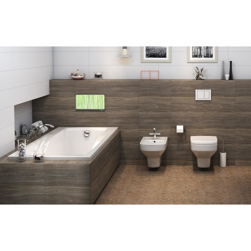 Elegancka Wanna ZEN 170x85 cm od Cersanit - Relaks i Komfort w Twojej Łazience