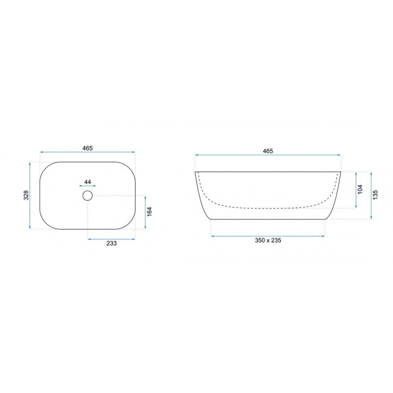 Stylowa Umywalka Nablatowa BELINDA – Elegancja w Twojej Łazience!