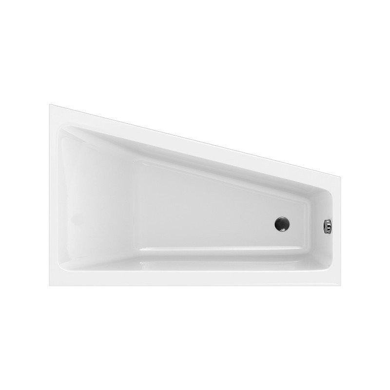 [Super Oferta] Wanna Asymetryczna Prawa CREA Cersanit 160x100 cm – Nowoczesny Design!