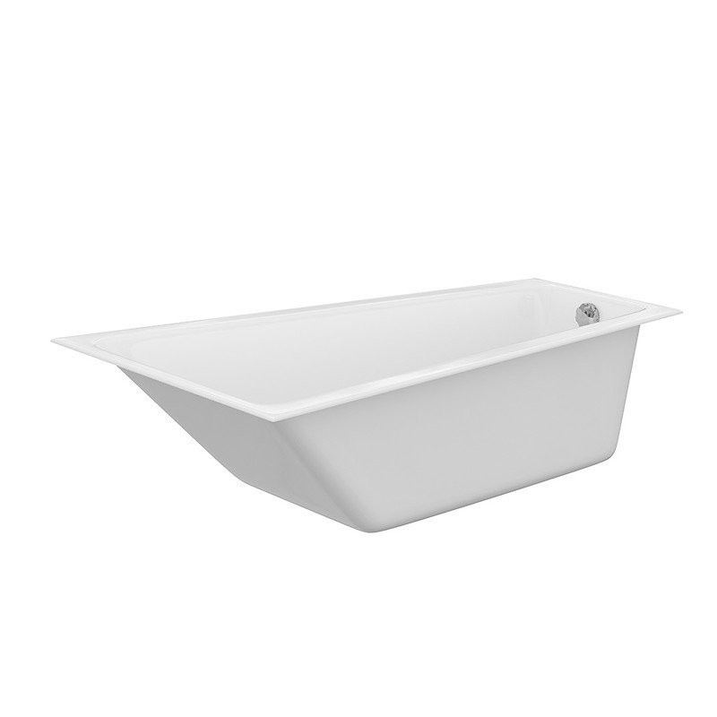 [Super Oferta] Wanna Asymetryczna Prawa CREA Cersanit 160x100 cm – Nowoczesny Design!