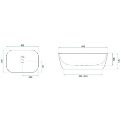 Stylowa Umywalka Belinda Nablatowa Czarny Marmur Matowy - Elegancja w Twojej Łazience