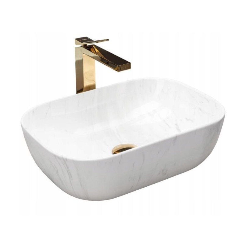 Elegancka Umywalka Nablatowa Belinda Shiny Calala 46,5x33,5 - Styl i Jakość Dla Twojej Łazienki