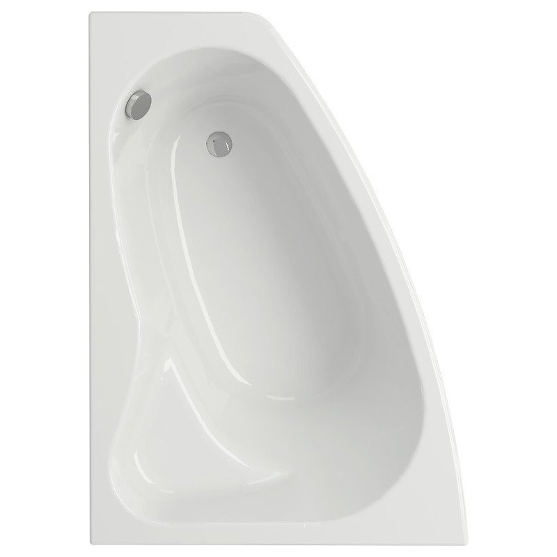 Cersanit Sicilia - Elegancka wanna asymetryczna lewa 140x100 cm