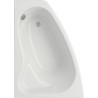 Cersanit Sicilia - Elegancka wanna asymetryczna lewa 140x100 cm