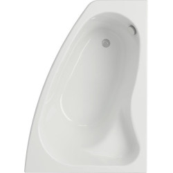 Elegancka wanna asymetryczna SICILIA 140x100 cm prawostronna - Komfort i Styl!