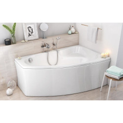 Elegancka wanna asymetryczna SICILIA 140x100 cm prawostronna - Komfort i Styl!