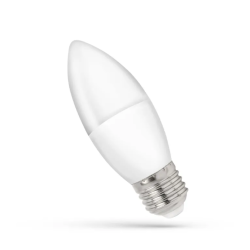 Ekologiczna Żarówka LED Świecowa E27 4W 230V - Ciepła Barwa Światła