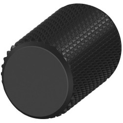 Elegancka Szafka Niebieska z Czarną Gałką i Umywalką LARGA 50x22