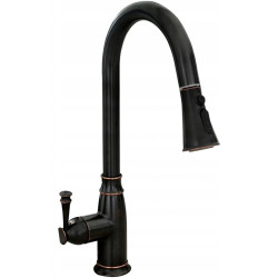 Stylowa Bateria Kuchenna DECO w Kolorze Czarnej Przecierki - Model REA-B0182