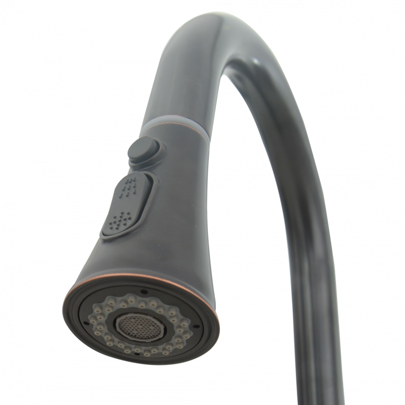 Stylowa Bateria Kuchenna DECO w Kolorze Czarnej Przecierki - Model REA-B0182