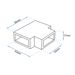 Precyzyjny złącznik do kabiny prysznicowej BLER - niezawodne wsparcie dla Twojej łazienki!