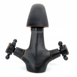 Bateria Łazienkowa Retro Czarno-Przecierana – Elegancja i Styl w Twojej Umywalce!