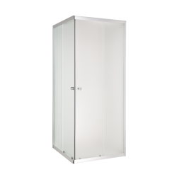 Luksusowa kabina prysznicowa Parla 90x90 cm z eleganckim mrożonym szkłem
