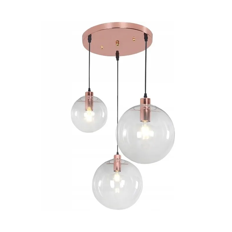 Ekskluzywny Zestaw Lampa LASSI APP038-3CP w Odcieniu Różowego Złota