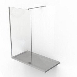 Elegancka Ścianka Prysznicowa Invena Walk-in 80 cm - Maksimum Przestrzeni, Minimalizm w Stylu