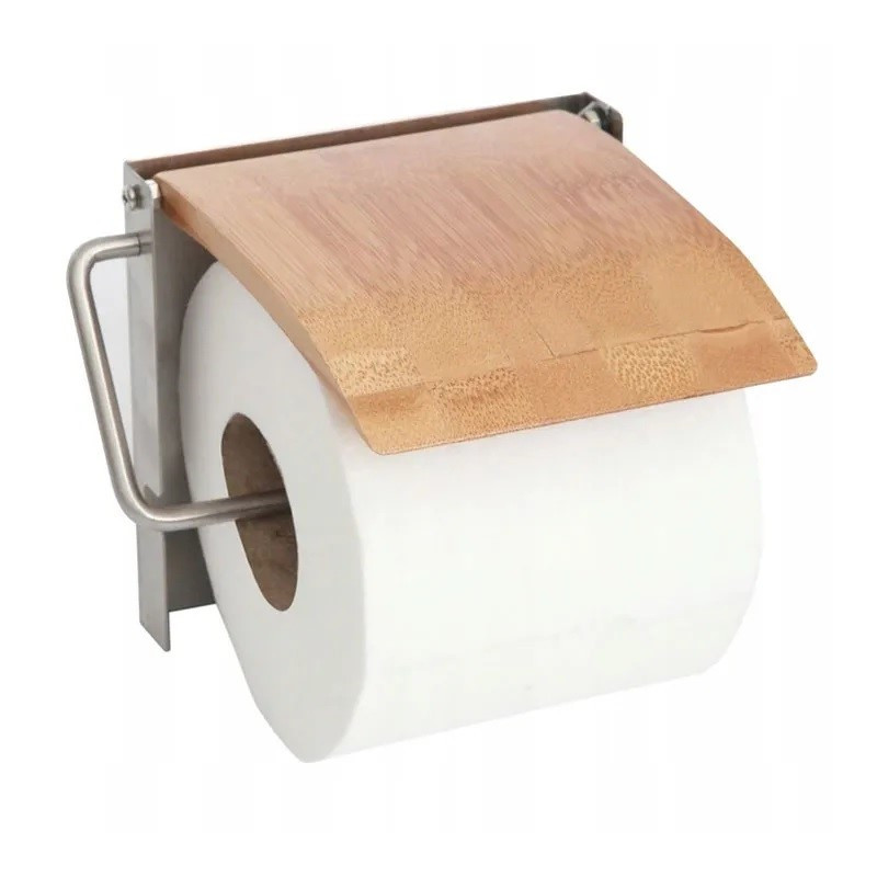 Elegancki Wieszak na Papier toaletowy z Bambusa | Naturalny Akcent do Twojej Łazienki