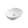 Excellent Jima umywalka nablatowa 46x37 cm owalna  biały połysk