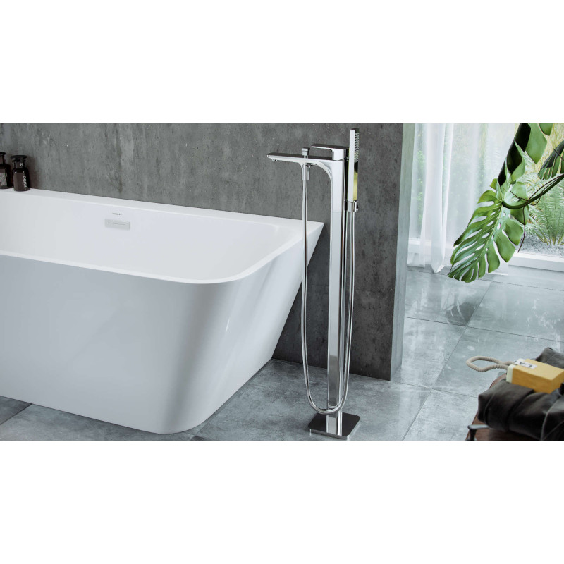 Keria bateria wannowa wolnostojąca , chrom