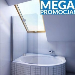 Duso Parawan 2-skrzydłowy 100x140 – Nowoczesność i funkcjonalność w Twojej łazience