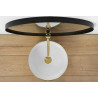 Stylowa Umywalka SAMI Gold/White - Luksusowa, Nablatowa Elegancja
