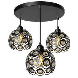 Czarna Designerska Lampa APP209-3CPR - Nowoczesne Oświetlenie do Twojego Wnętrza