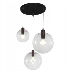 Zestaw Lampa Sufitowa APP309-3CP Czarna - Design i Funkcjonalność