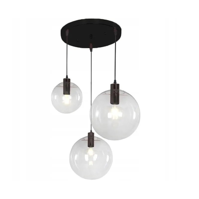 Zestaw Lampa Sufitowa APP309-3CP Czarna - Design i Funkcjonalność