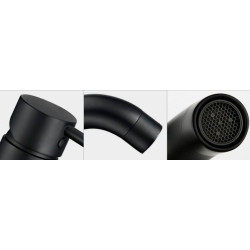 Stylowa bateria umywalkowa Lungo czarna - elegancja i nowoczesność w Twojej łazience