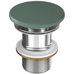 Ekskluzywna Umywalka Nablatowa Larga w Zielonym Macie, 50x38 cm + Korek