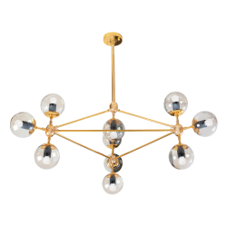 Elegancka Lampa APP266-10C w Złotym Wykończeniu - Oświetlenie Premium dla Twojego Domu