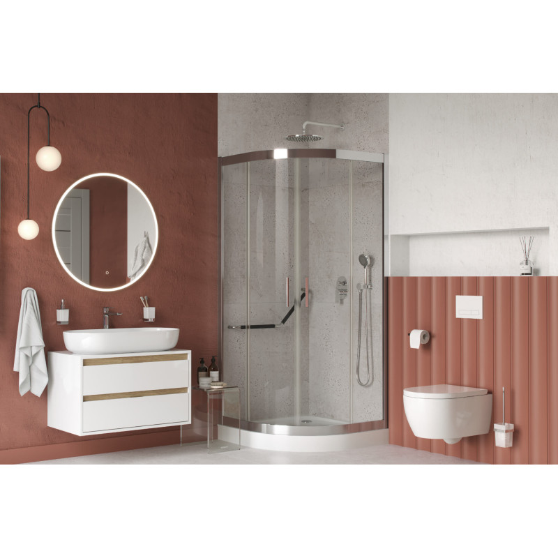 Aurro przycisk spłukujący do stelaża podtynkowego WC Shiro 2.0, biały połysk