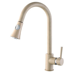 Elegancka Bateria Granitowa 6 - Beżowa & Czarna, Nowoczesny Design