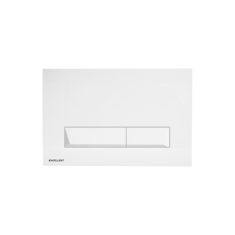 Platto przycisk spłukujący do stelaża podtynkowego WC Shiro 2.0, biały połysk