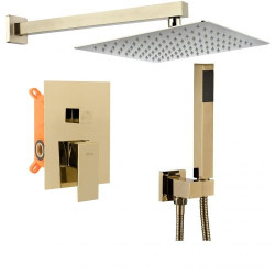 Luksusowy Złoty Zestaw Prysznicowy Bento - Elegancja i Styl w Twojej Łazience