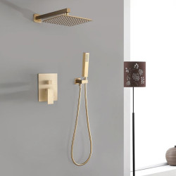 Luksusowy Złoty Zestaw Prysznicowy Bento - Elegancja i Styl w Twojej Łazience