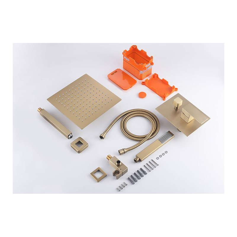 Luksusowy Złoty Zestaw Prysznicowy Bento - Elegancja i Styl w Twojej Łazience