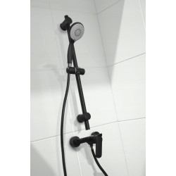 Zestaw Prysznicowy Invena Dark z Czarną Baterią - Elegancja w Twojej Łazience!