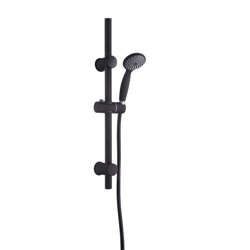 Zestaw Prysznicowy Invena Dark z Czarną Baterią - Elegancja w Twojej Łazience!