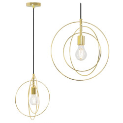 Złota Elegancja: Lampa APP286-1CP Idealna do Nowoczesnych Wnętrz