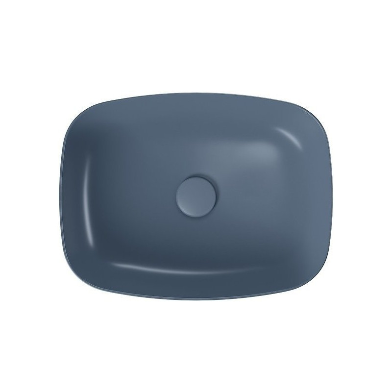 Luksusowa Niebieska Umywalka Nablatowa Larga 50x38 cm - Elegancja Twojej Łazienki